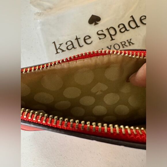 Kate Spade red wristlet - Picture 5 of 8